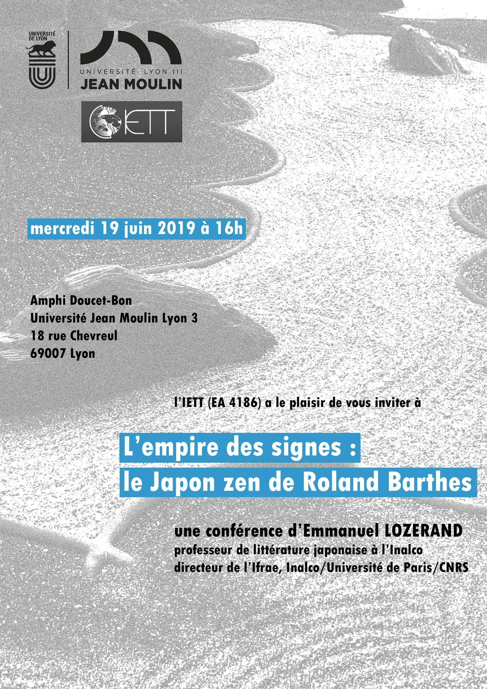 Affiche conférence E. Lozerand